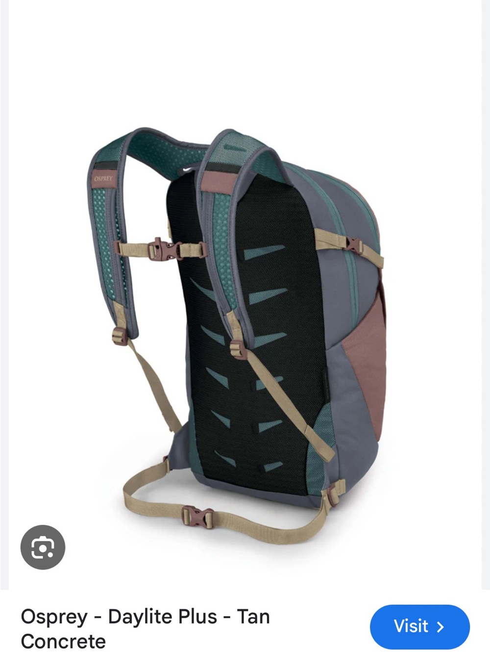 Osprey Daylite Plus Commuter Backpack Magma Brown/Tungsten - Picture 2 of 4